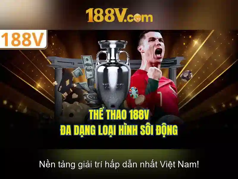 Giao diện chính của 188v trên máy tính 